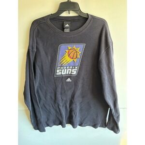 Adidas‎ Phoenix Suns NBA Basketball Long Sleeve T Shirt Mens XL Waffle Knit